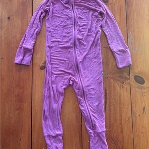 Little Sleepies Lavender Kids Footie